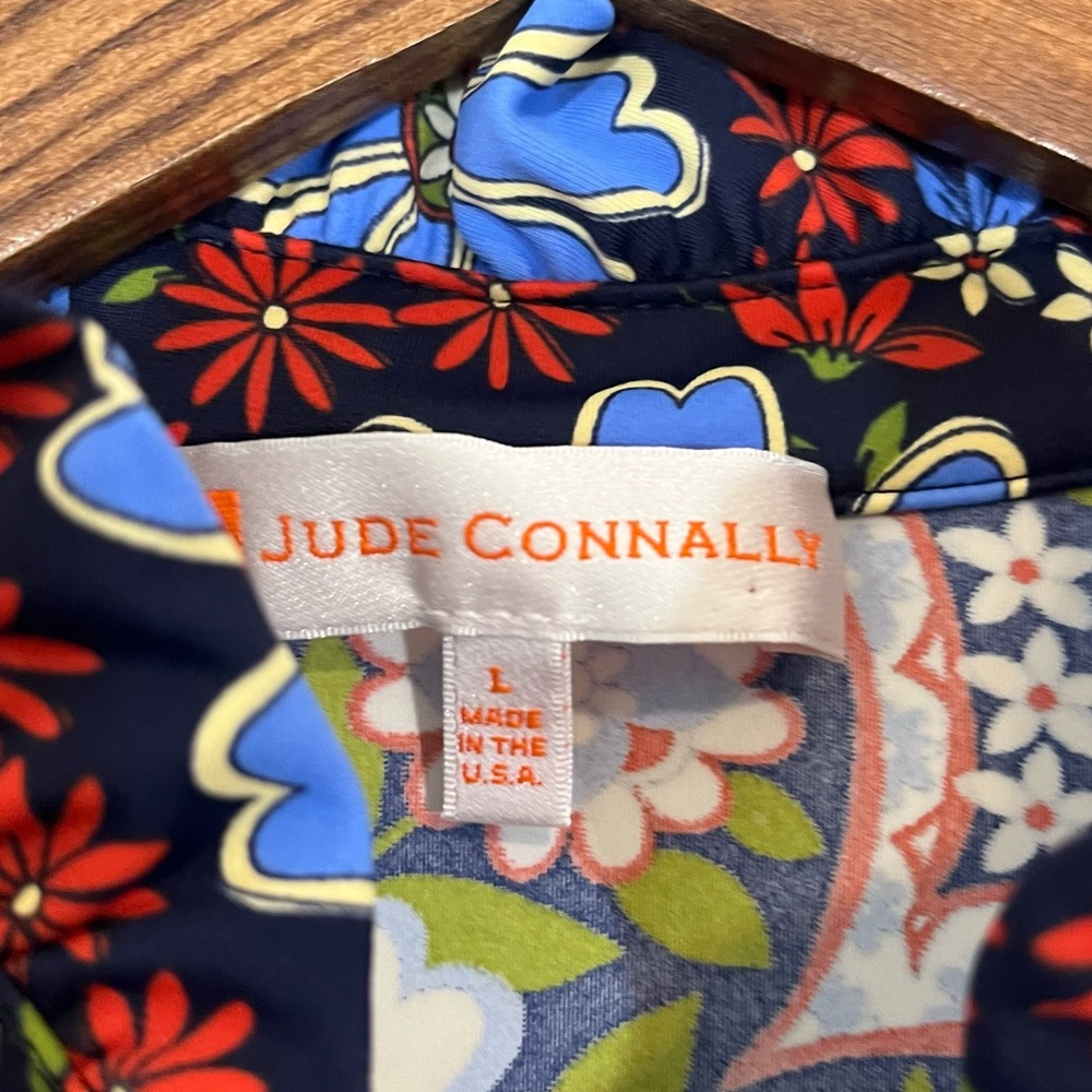Jude Connally Tunic Top Floral Size L - Picture 7 of 10
